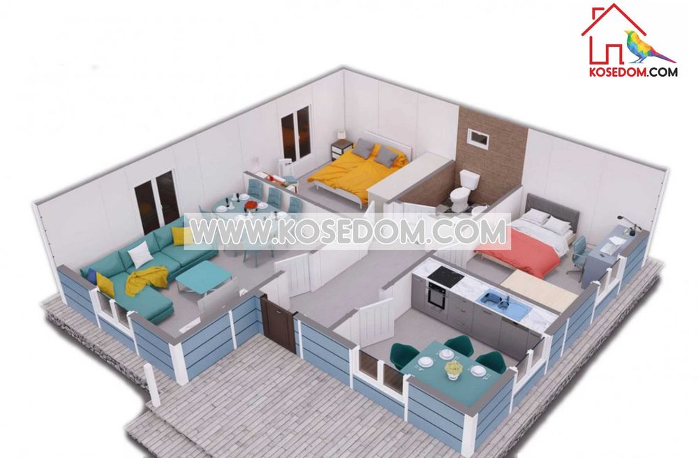 Сглобяеми къщи по проект на клиента