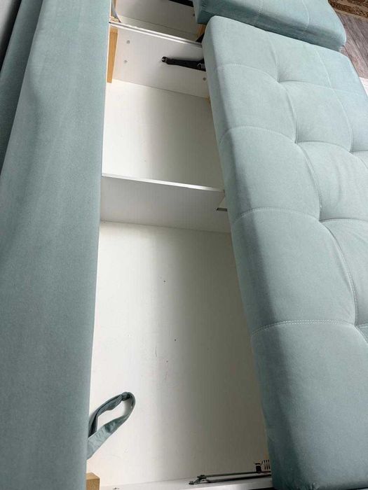 Диван велюр бирюза