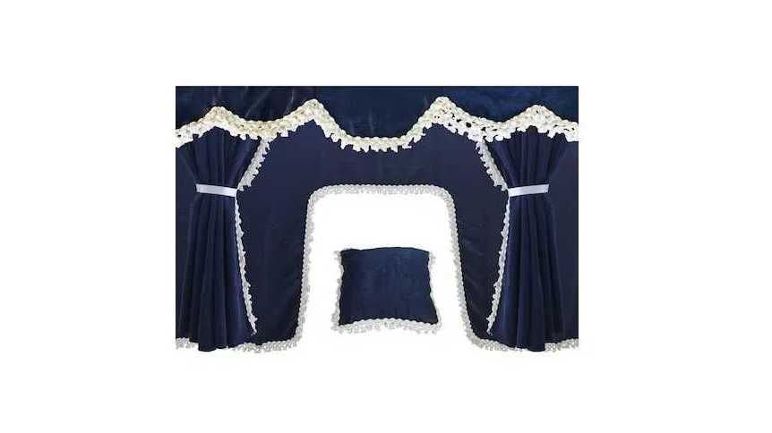 Спален комплект пердета от 5 части за DAF MAN SCANIA VOLVO , 4 цвята