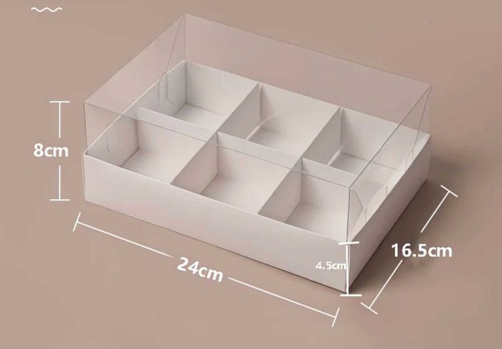 Коробки для пирожных, трайфл, капкейк