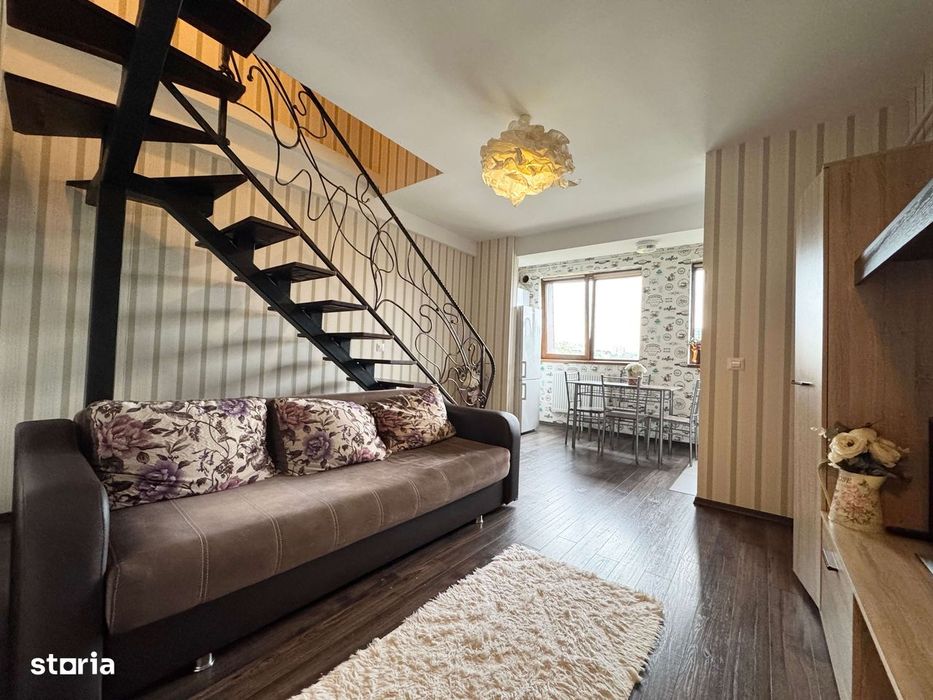 Tatarasi/2 Baieti - BLOC NOU - Apartament tip duplex, 3 camere, 2 bai