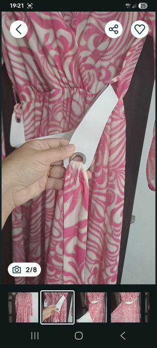 Rochiei roz,rochie verde