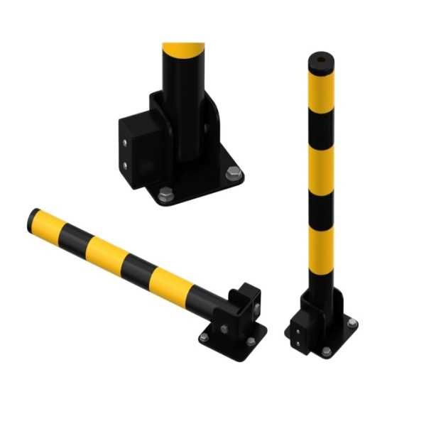 Сгъваем стълб за парко място за кола, С ключалка Mercado Trade, 60 см