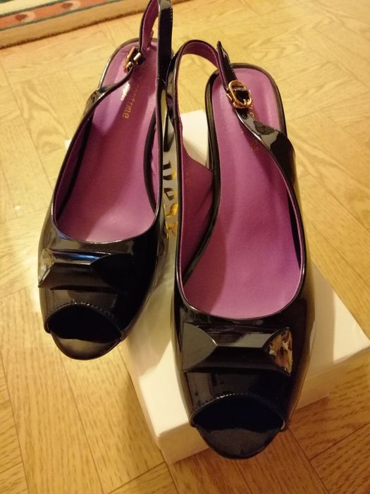 Туфли черный, лакированный