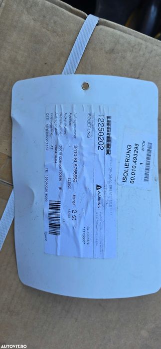 Lot Piese ORIGINALE Utilaje Noi JCB, Liebherr, WABCO, CVA