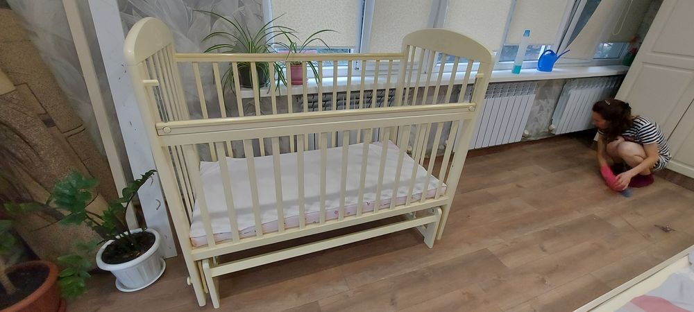 Манеж детский из натурального дерева