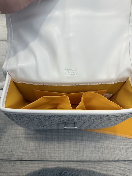 Goyard Belvedere II PM Бяла Чанта