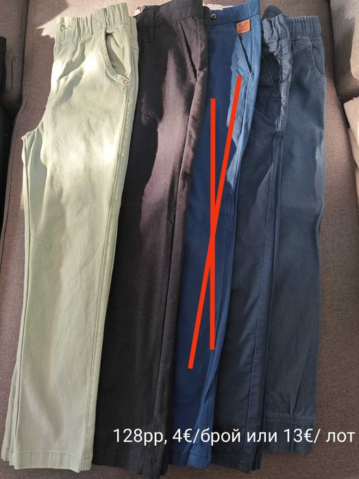 Пролетни и зимни дрехи за момче 128рр