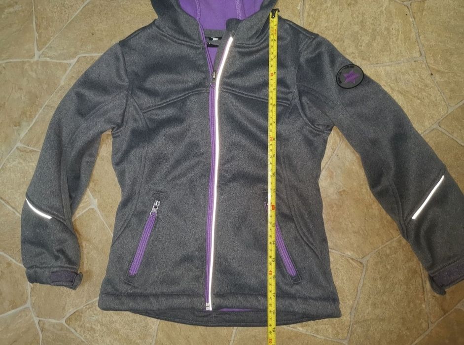 Geaca, jachetă softshell, 122/128, pentru fete, 7-8 ani