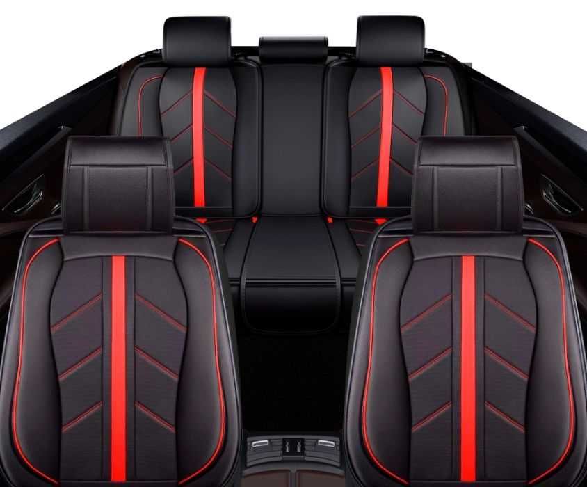 Комплект Универсална Авто Тапицерия Калъфи за седалки Еко Кожа