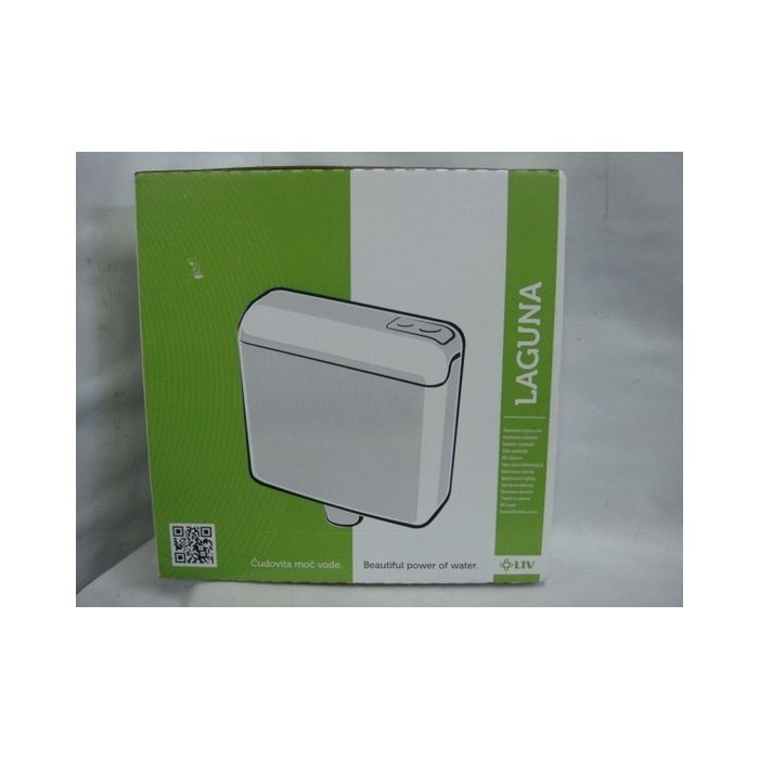 Rezervor WC Laguna, montaj la semi-inaltime, actionare start-stop, ali