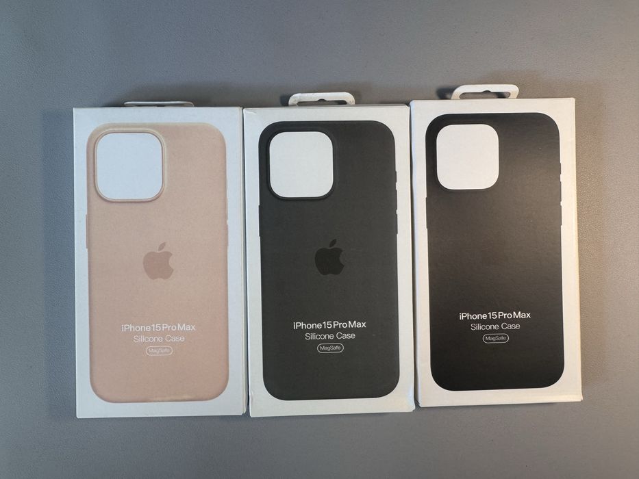 Промоция!Силиконов калъф iPhone Silicone 15/15Pro/15 Pro Max MagSafe