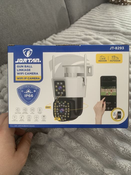 Camera Jortan 4k  IP66 wifi alarma detectie umana