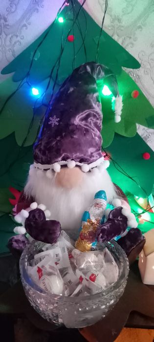 Гномик новогодний игрушка