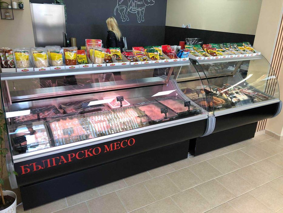 Месарски хоризонтални хладилни витрини - по поръчка