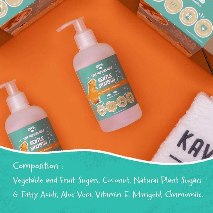 Kavee Love You Soak Much Комплект за къпане на морско свинче и заек