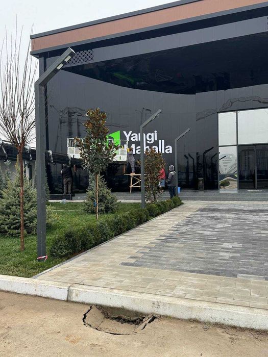 Кучаларни ёритгувчи симёгоч (Akfa). Уличьные фонари. Столба. LED