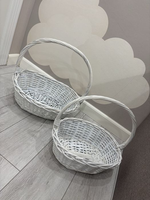 Корзины новыйе белые