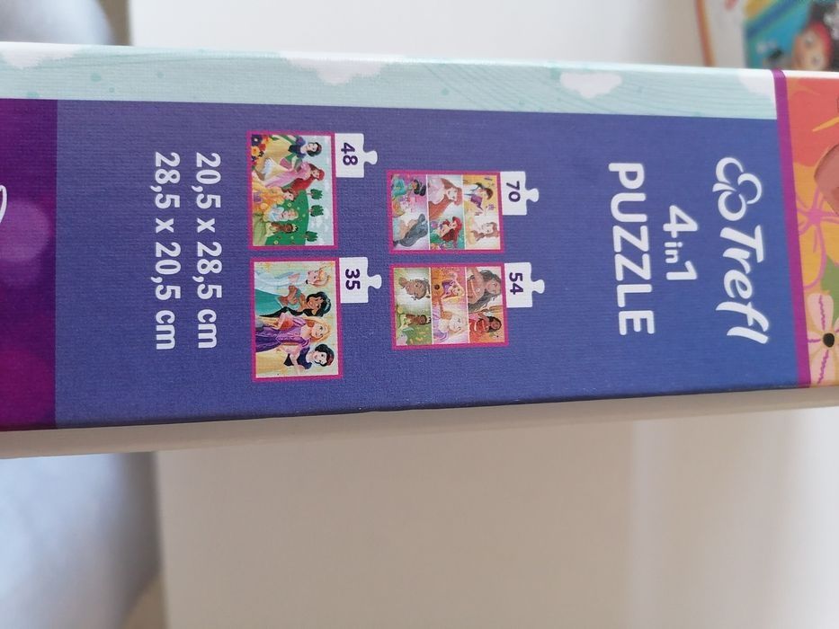 Забавни пъзели с анимационни герои възраст 4+