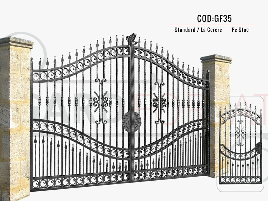 Porți, balustrade,scări interioare sau exterioare (confecții metalice)