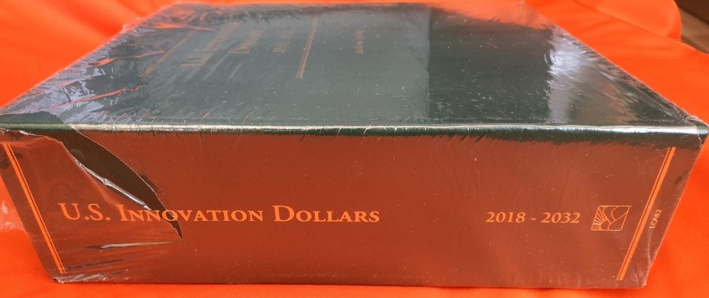 САЩ албум за серията с Иновациите по 1 долар (зелен, за по 2 монети -