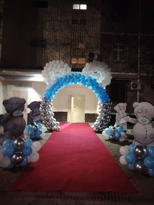 Sharli bezatish xizmati 500.000/Услуга оформления шарами 500.000