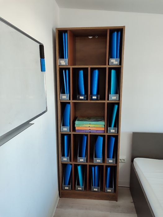 VÂND URGENT Set 20 mape albastre din plastic gros