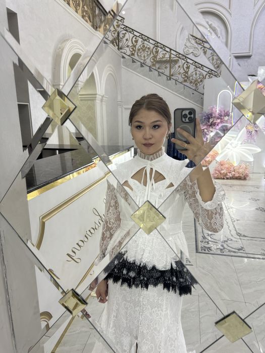 Белое платье хорошего качество