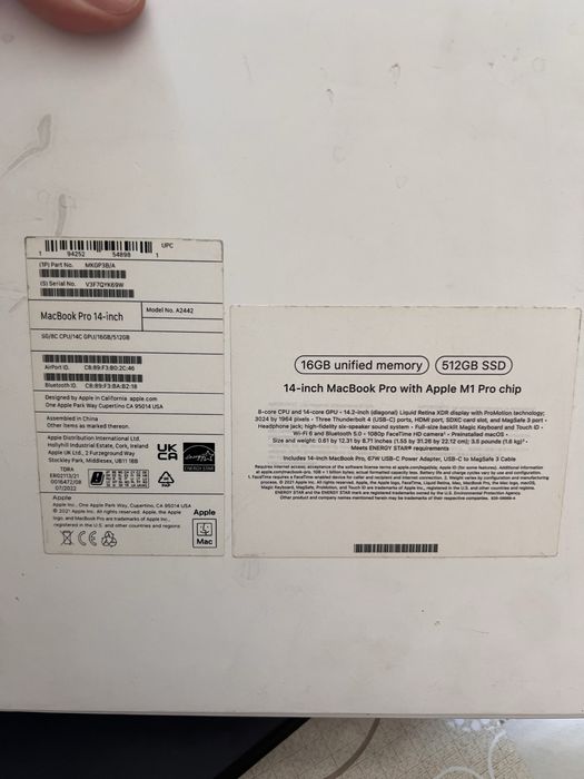 Macbook pro   M1