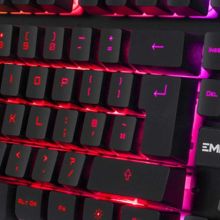 Tastatură PC EG K300-105 taste semi-mecanice,19 anti-ghosting LED RGB