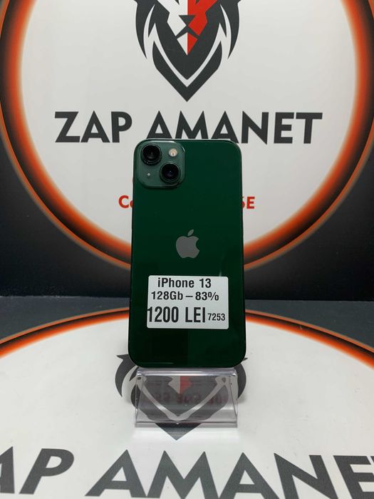Zap Amanet Vitan - iPhone 13 - Green - 128GB - 83%
