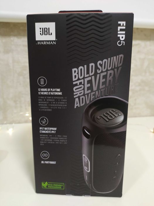 Колонка JBL Flip 5 - ОРИГИНАЛ!  - Новая в упаковке.