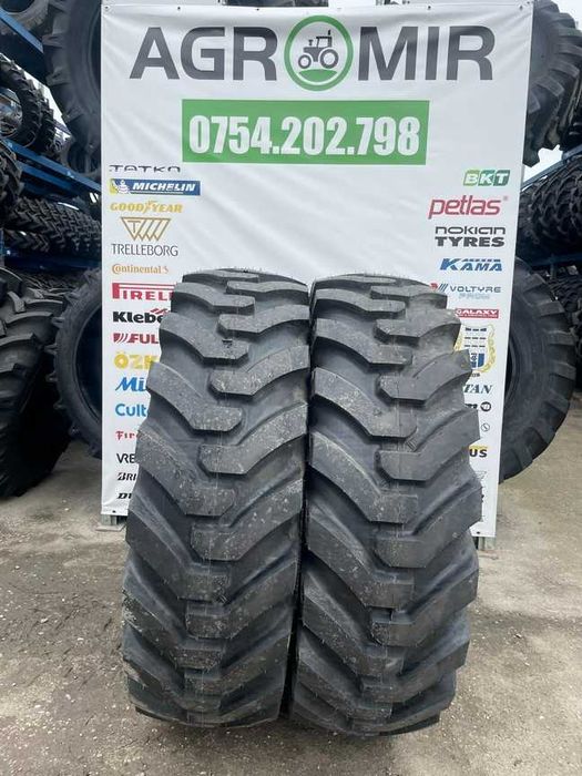 Anvelope noi industriale de buldo 16.9-28 cu livrare BKT JCB TEREX
