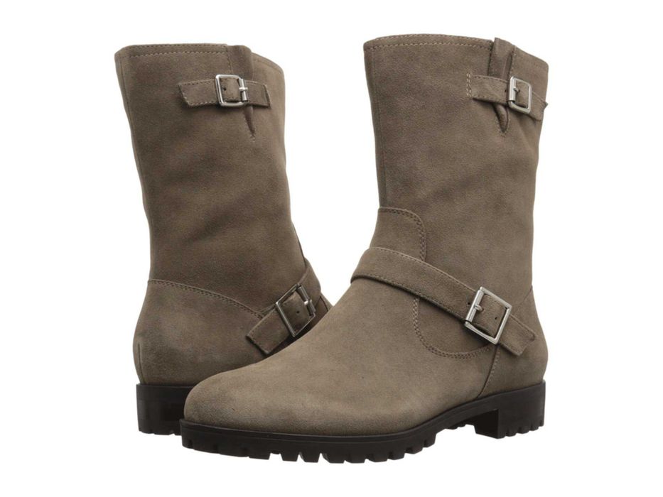 Таhari замшевые демисезонные сапоги 34 - 35 р из США