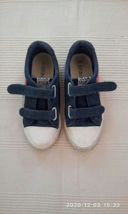 Ботуши от естествена кожа и платненки 36 номер