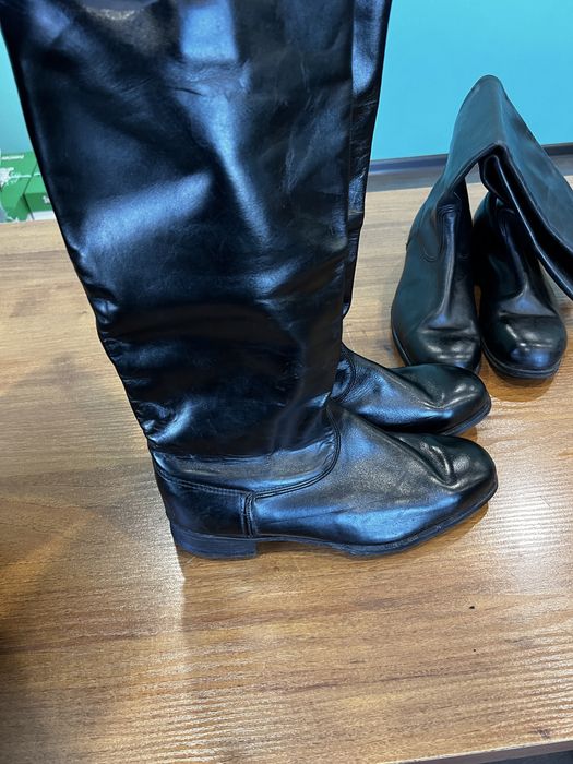 Сапоги кожанные.