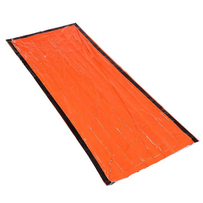 Sac dormit IdeallStore®, Sleep Tight, polietilena, 210x90, portocaliu