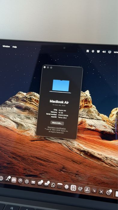 MacBook Air 13” 2025 M4 FullBox Garantie