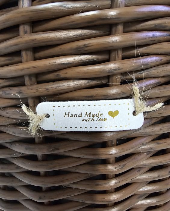 Ghiveci împletit din ratan sintetic, Handmade, volum 12 l