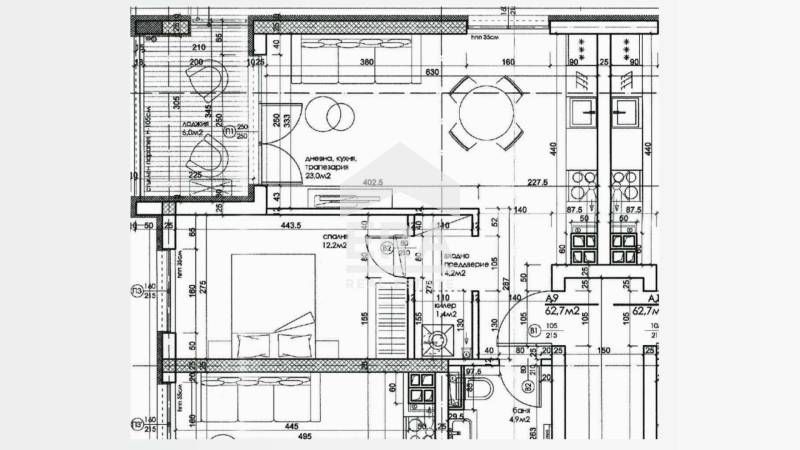 Двустаен апартамент за продажба  в новострояща се жилищна сграда на 10
