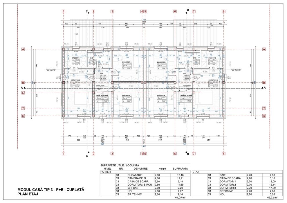 Case individuale Chinteni - Clasa energetica A - Family 5