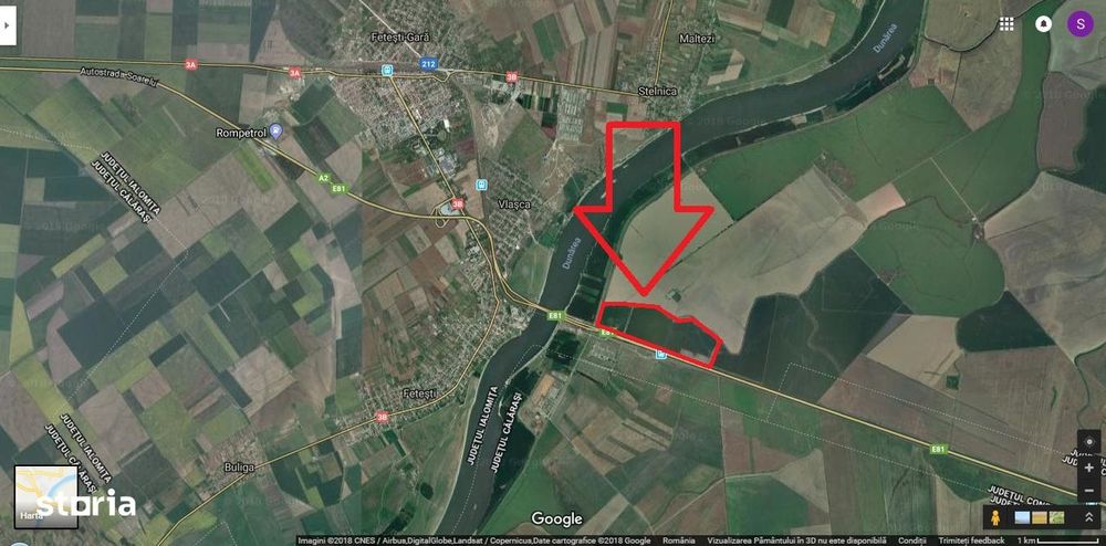 Teren 112 ha A2 deschidere 2 km | Logistic / Industrial / Fotovoltaic