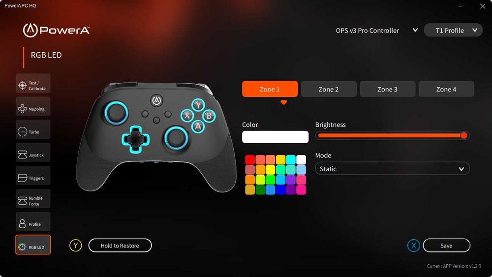 Джойстик Steam Deck, для PC, Android, облачного гейминга PowerA OPS V3