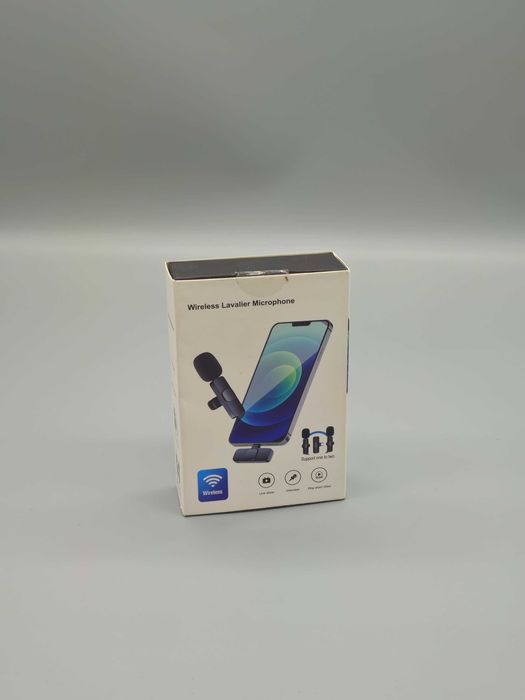 Безжичен Lavalier микрофон с Lightning конектор за iPhone,iPad- 2 броя