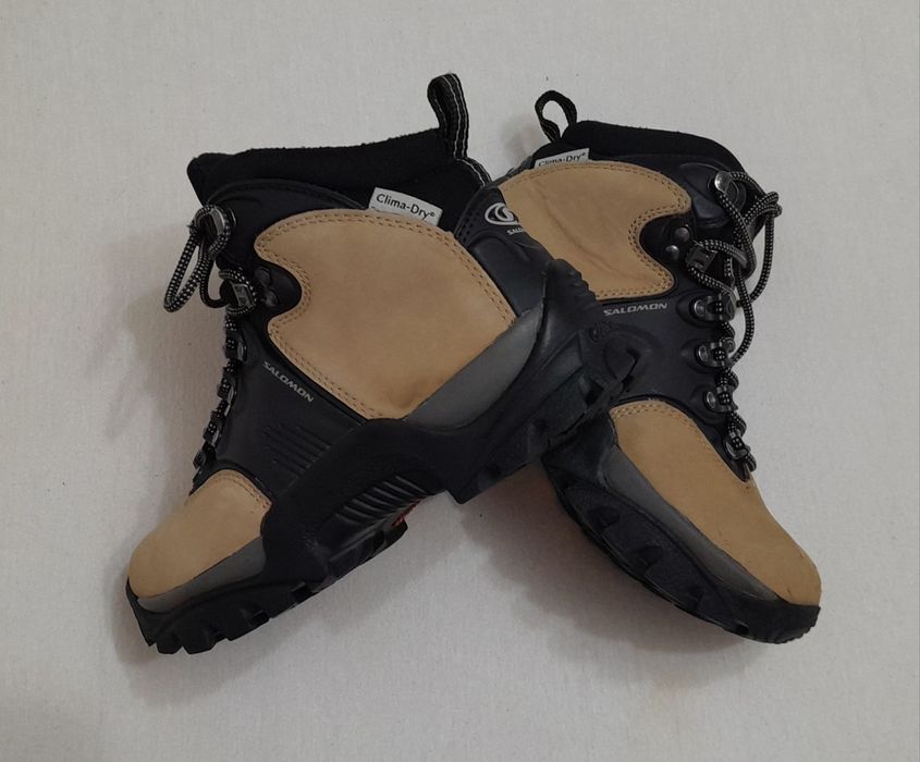 Bocanci SALOMON X Adv Clima Dry Contragrip piele naturală Nr 37 2/3 EU