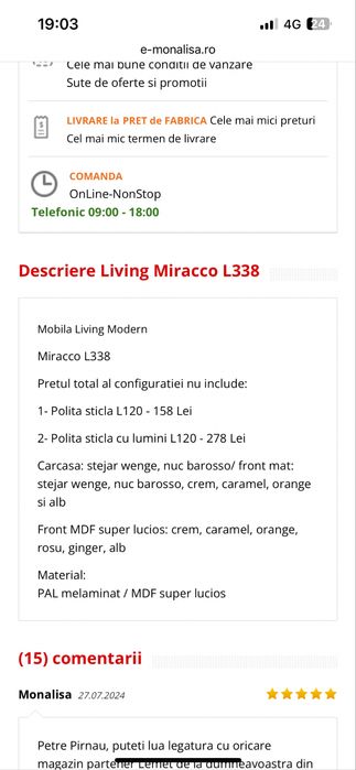 URGENT!! Mobila sufragerie lems