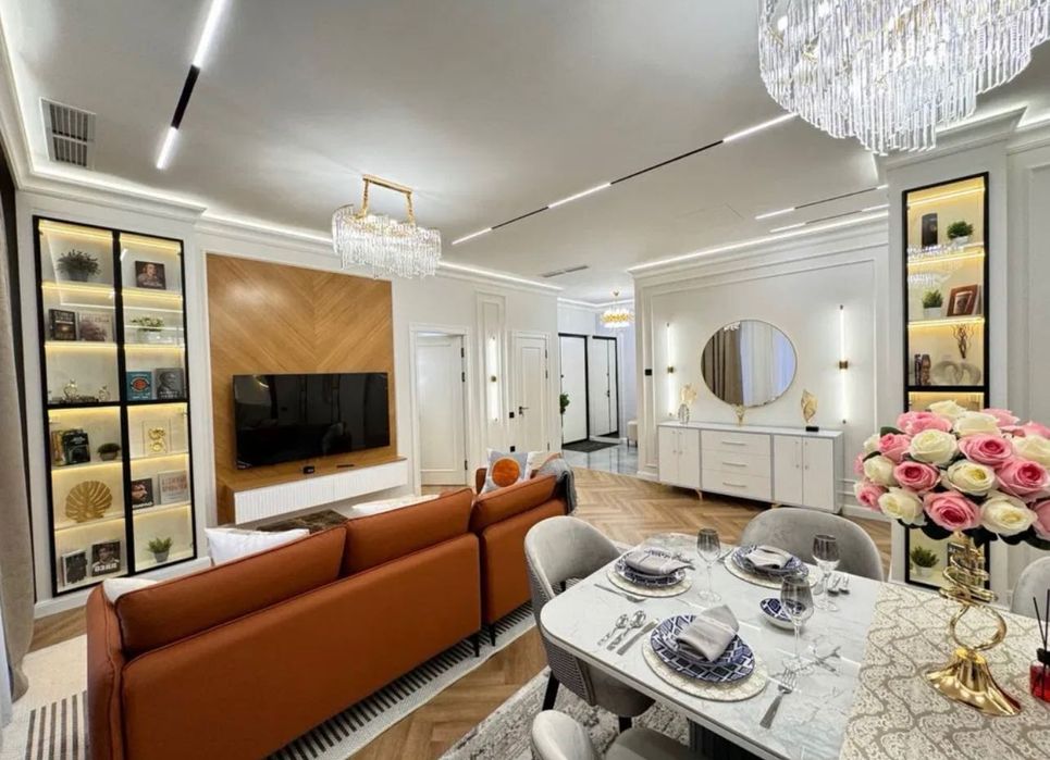 АРЕНДА в Ташкент Сити Булвар Примум Евро ремонт новастройка