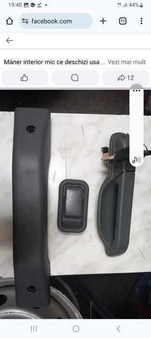 Mâner iveco daily exterior cu cheie butuc