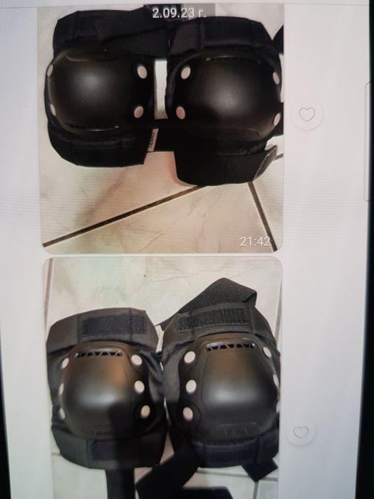 Каска,наколенки,налакътници и предпазители за ръце