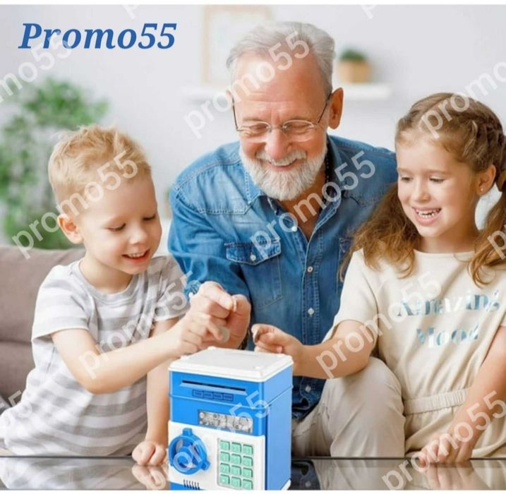 ПРОМО! Детска Музикална Касичка с Парола Светлини за Банкноти и Монети